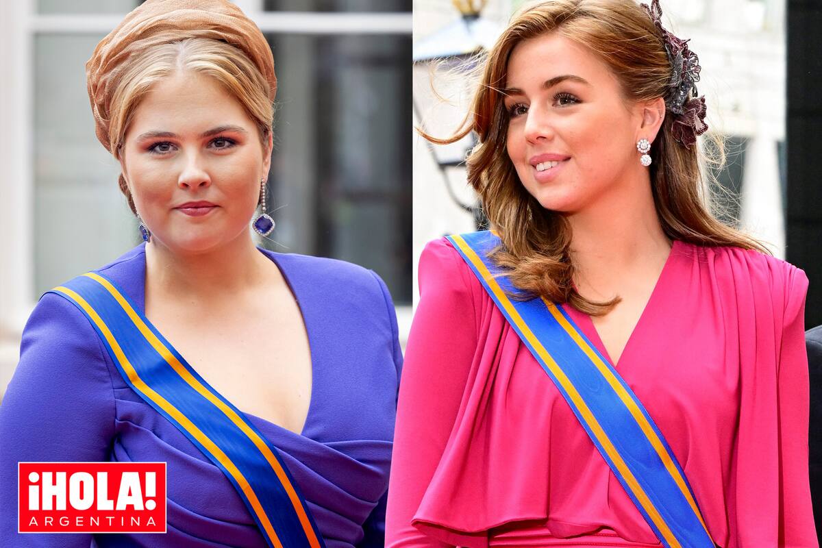 Tanto Amalia como Alexia sumaron a sus outfits accesorios con historia ya que fueron usados por su madre en ocasiones anteriores.