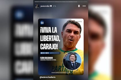 Tanto durante como tras del cierre de los comicios, el jefe de Estado se valió de las redes sociales para manifestar su apoyo a la candidatura del Flavio Bolsonaro