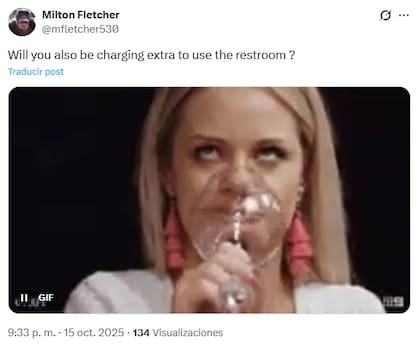 Tanto expertos como clientes se preguntaron si la aerolínea comenzará a cobrar extra por otros servicios básicos (X/@mfletcher530)