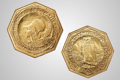 Tanto por su diseño, como por su historia, esta peculiar moneda es una de las piezas de colección más valiosas