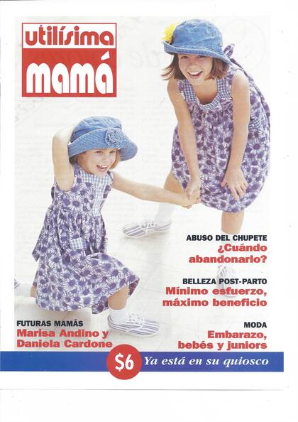 Tapa de la edición de la revista Utilísima mamá