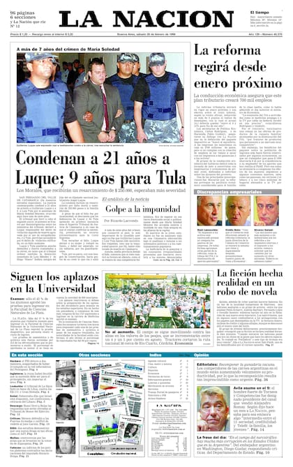Luis Tula fue condenado a nueve años de cárcel por como partícipe secundario