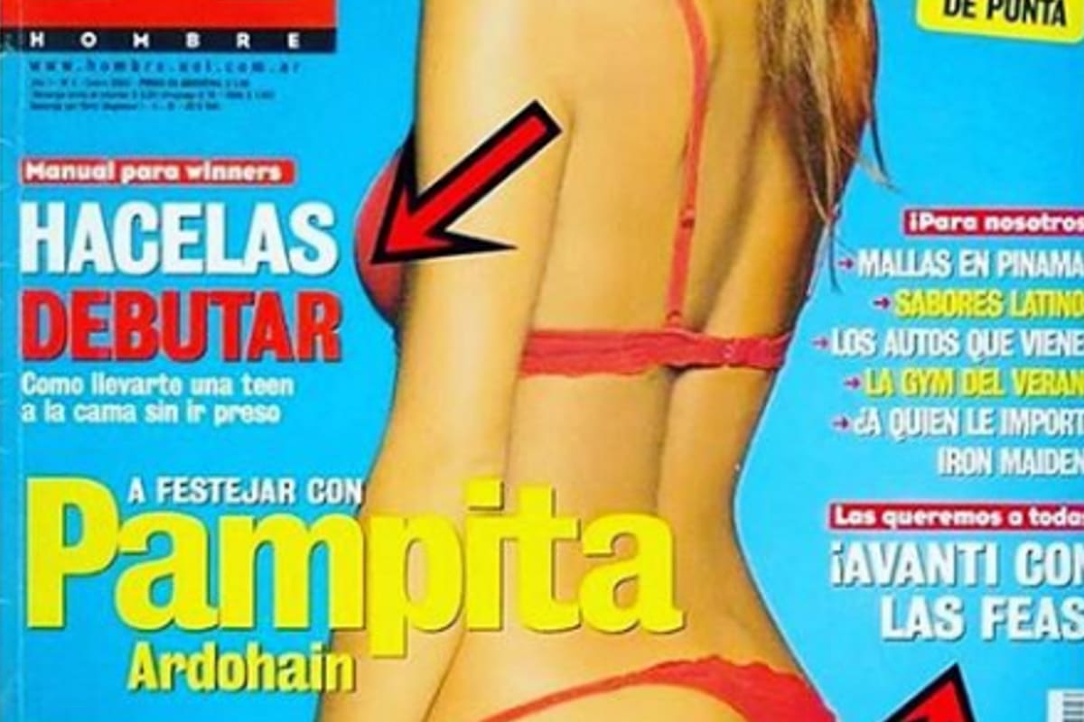 Tapa de la Revista Hombre, edición 2004
