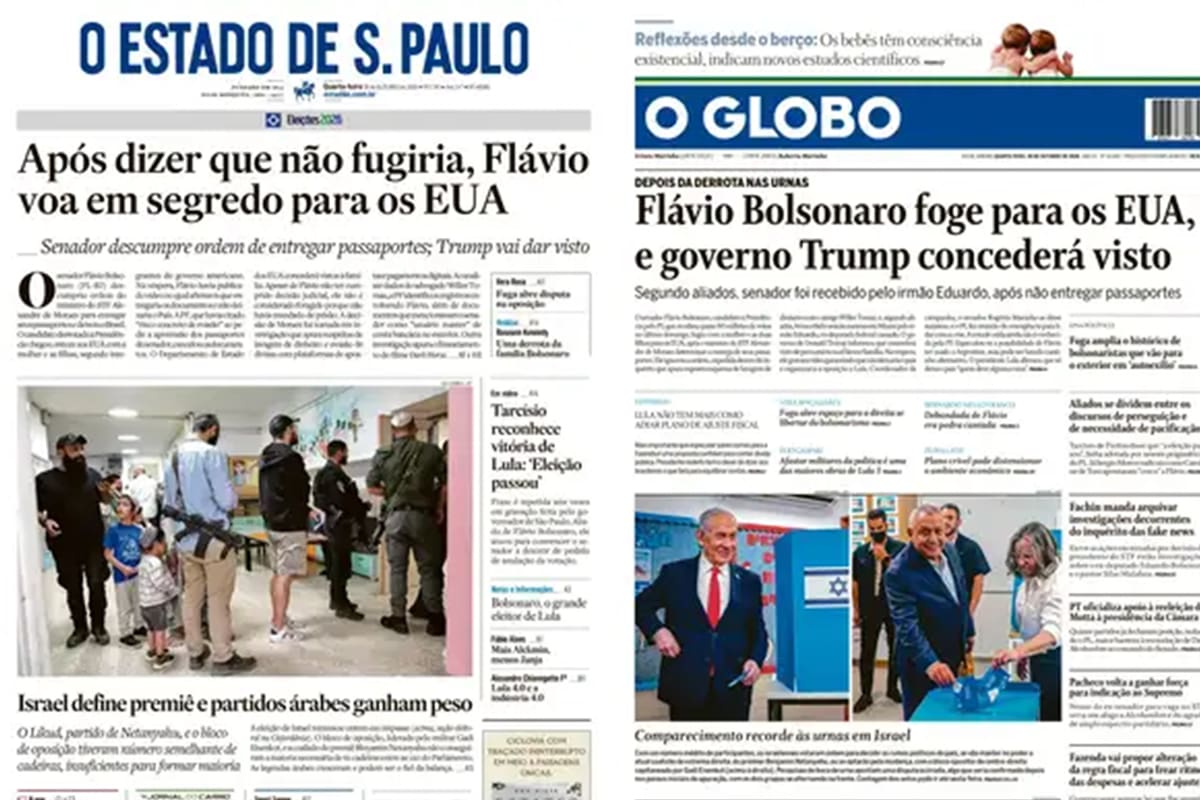 Tapas de los diarios de Brasil