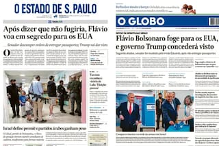 Las tapas de los diarios de Brasil tras la huida de Flavio Bolsonaro a EE.UU. vía la Argentina