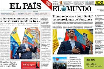 Tapas diarios mundo; crisis en Venezuela, Nicolás Maduro, Juan Guaidó