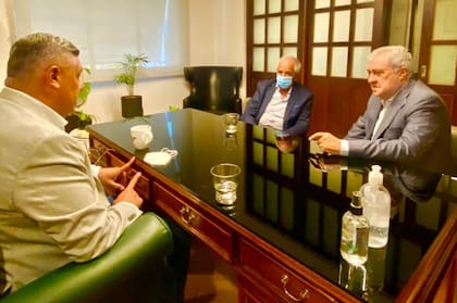 Tapia, Donofrio y Ameal se reunieron este lunes