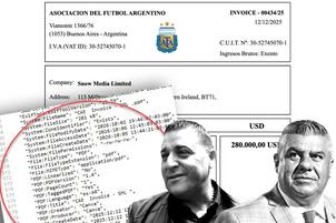 Una empleada aparece detrás de las facturas de tres agentes de cobro internacionales y complica a Chiqui Tapia