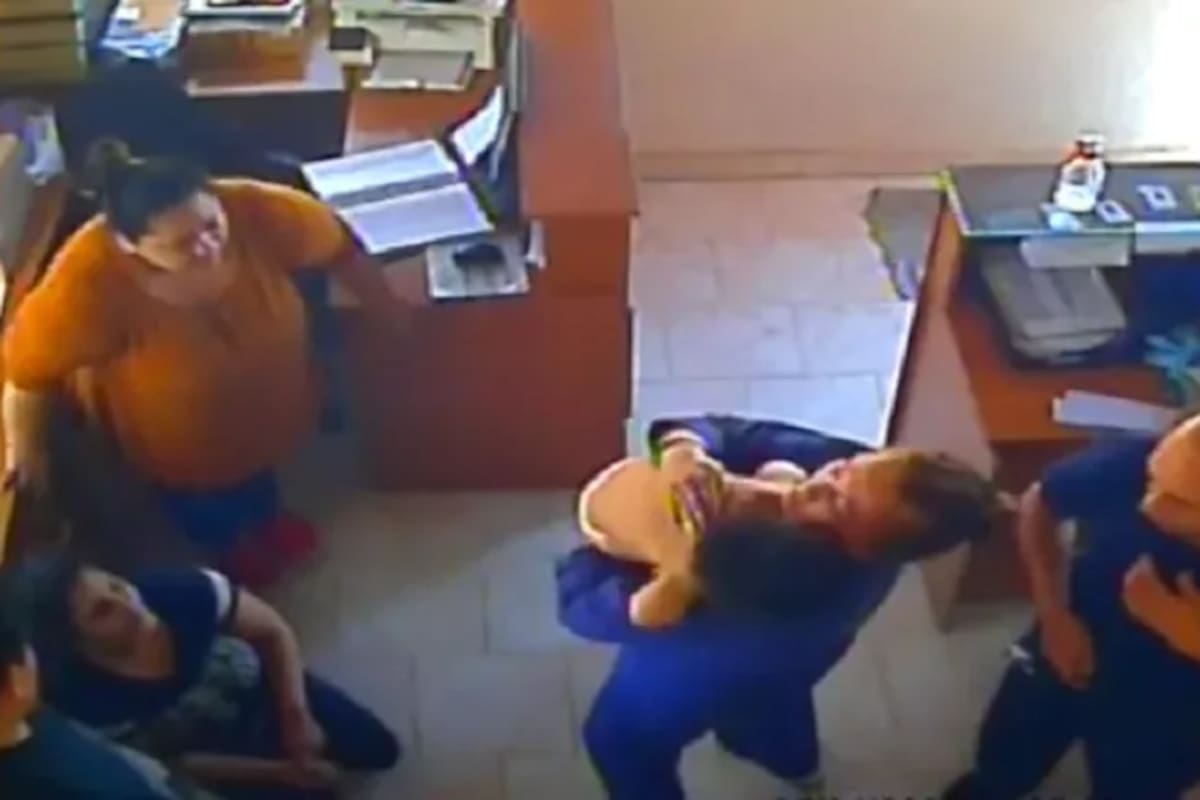 Tareas de reanimación a un bebé en la provincia de Neuquén