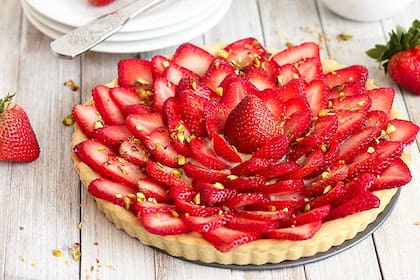 Tarta de frutillas.