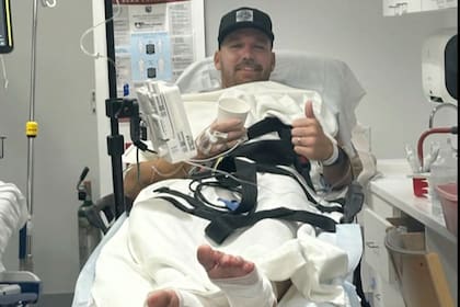 Taschman ya había sido mordido por otro tiburón en el año 2013 (Instagram)