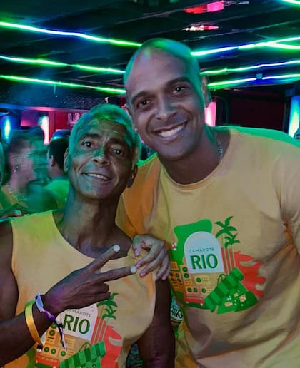 Tássio, con Romário