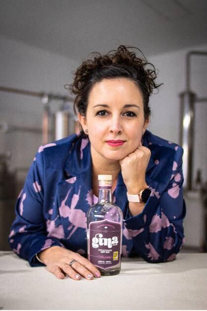 "Taté Moretti" creó el gin a base de flores, Gina, en 2017 y ganó diversos premios en el exterior.