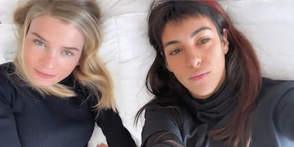 Tati junto a Fini cuando su amistad no se había roto