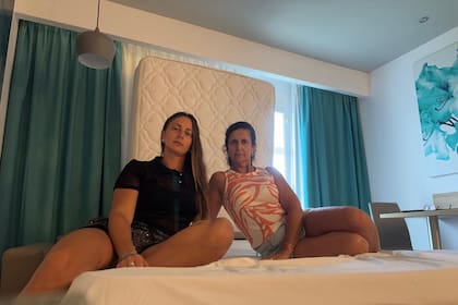 Tatiana Rossi y su mamá