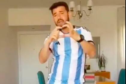 Hoy juega la selección Argentina en el Templo del fútbol Mundial., Tato  Aguilera, Periodista Deportivo