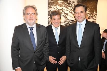 Tato Lanusse, Facundo Manes y Martin Eurnekian