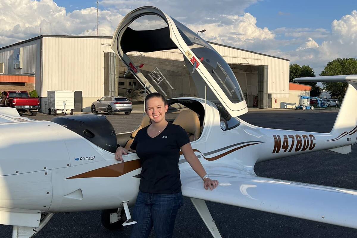 Taylor Hash, de 21 años, acababa de salir de un aeropuerto de Michigan, EE.UU., cuando le avisaron de una avería en su aeronave