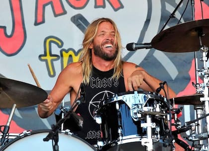 Taylor Hawkins, el baterista de Foo Fighters.