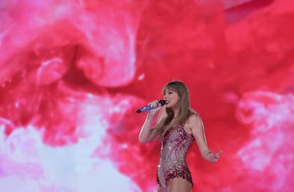Taylor Swift durante el show en Argentina