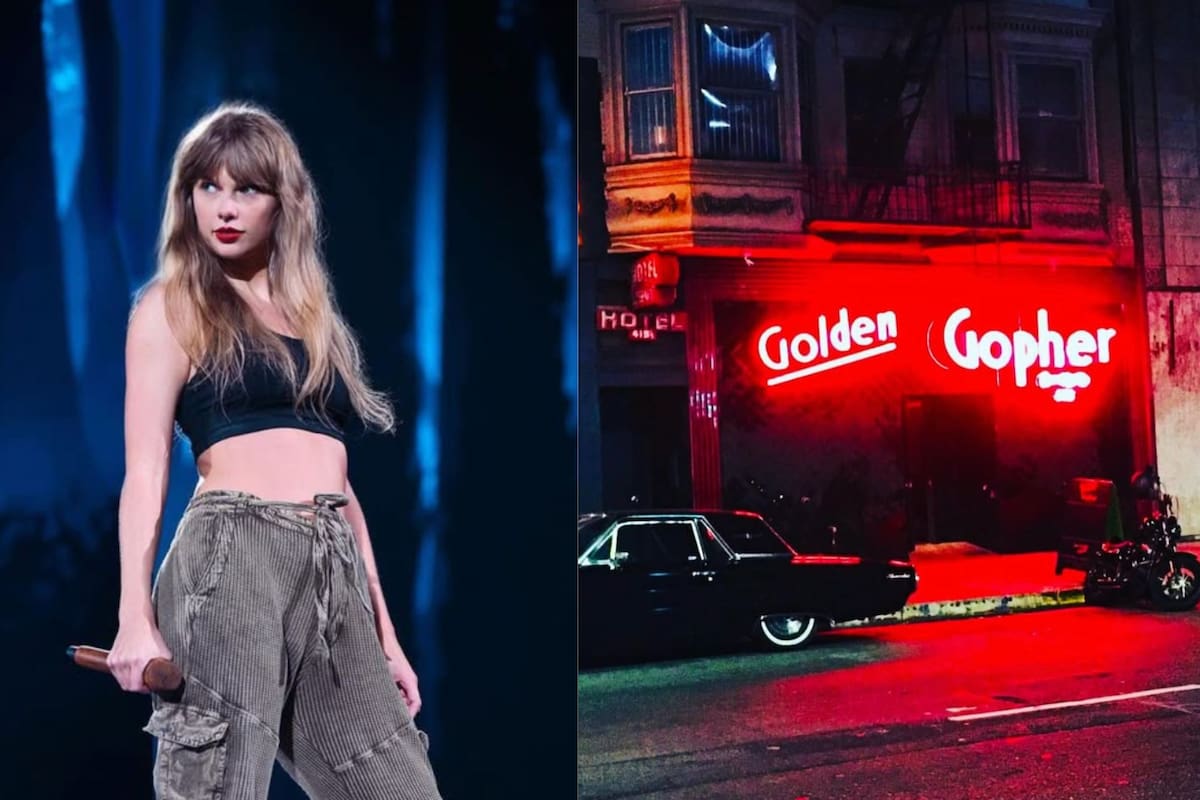 Taylor Swift grabó un video musical en este bar que de inmediato llamó la atención de sus fans (Fotos: Instagram/@taylorswift/@goldengopherla)