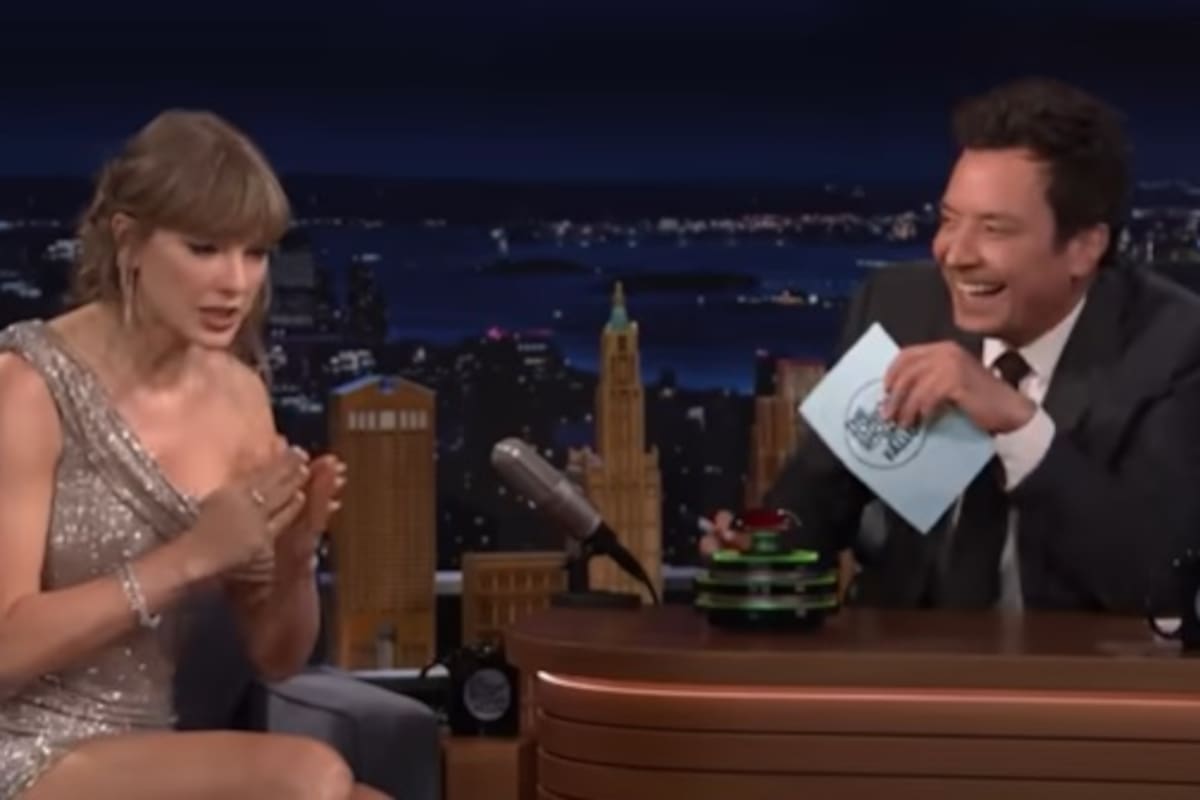 Taylor Swift le contó a Jimmy Fallon la verdad detrás de los rumores de su participación en el show del Super Bowl