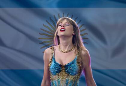 Taylor Swift llegó a la Argentina (Foto: X @ocnwall)
