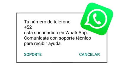 ¿Te apareció el mensaje de "tu teléfono está suspendido"? Conoce cómo solucionarlo en WhatsApp