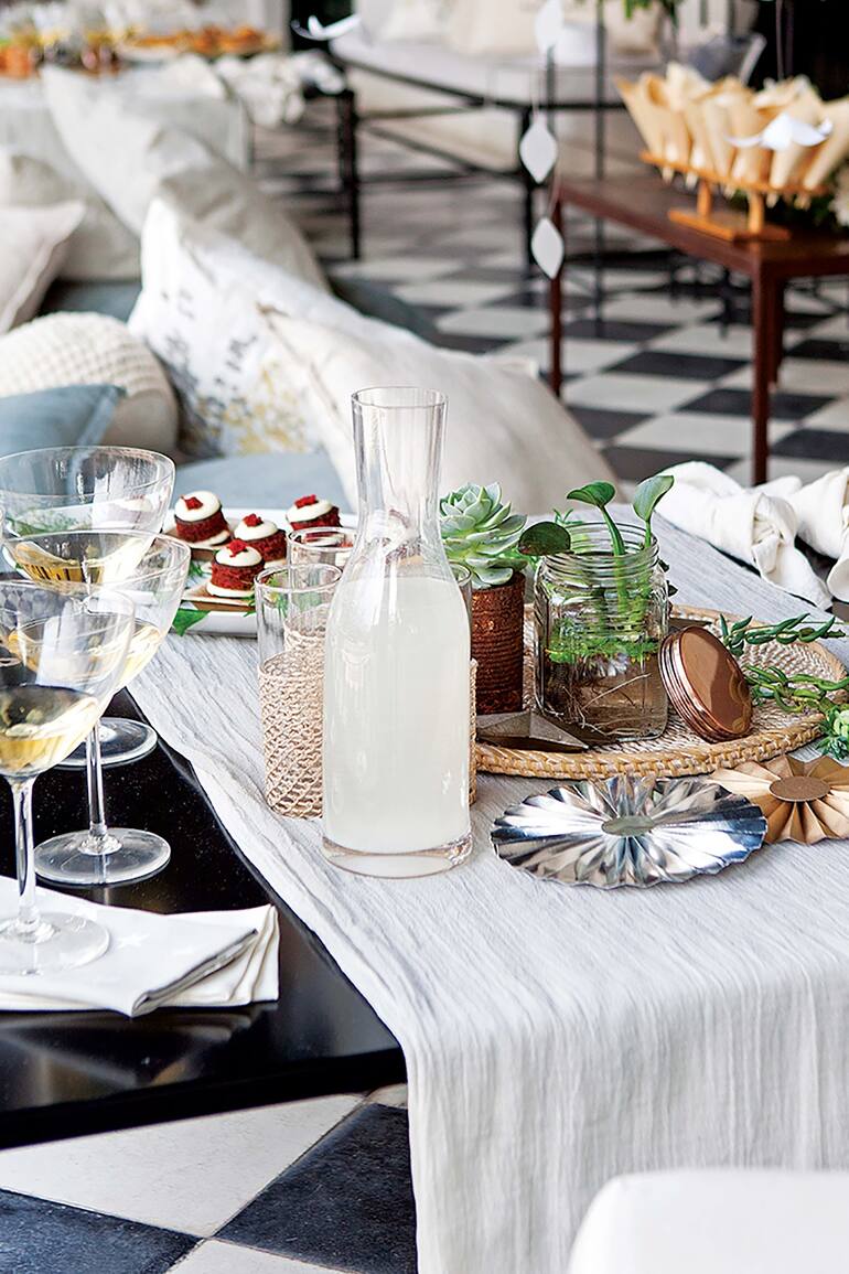 Te mostramos algunas ideas para una celebración en una galería.