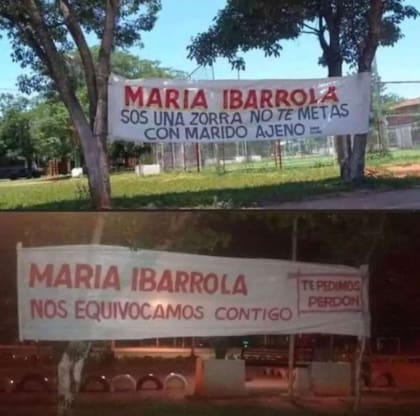 "Te pedimos perdón", la acusaron de "robamaridos" en un pasacalles pero se arrepintieron