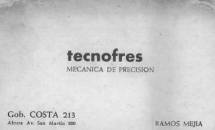 Tecnofres, la empresa que antecedió a Bersa