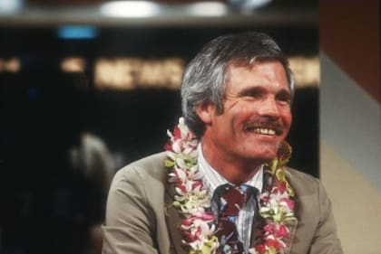 Ted Turner en la entrevista previa al lanzamiento de CNN (Getty Images)