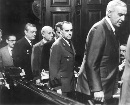 Juicio a las Juntas, en abril de 1985