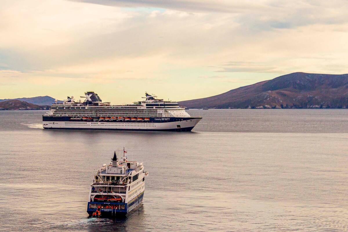 Telam, Ushuaia, 01 de julio de 2021: El gobierno de Tierra del Fuego le pidió a la Nación que autorice la llegada de cruceros turísticos internacionales al puerto de la ciudad de Ushuaia, durante la próxima temporada de verano, según informaron fuentes oficiales de la provincia.
Foto: Prensa/amb/Telam