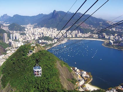 Teleférico hacia el Pão de Açúcar