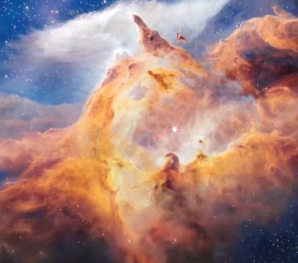 Telescopio James Webb captura el nacimiento de la estrella Pismis 24 (NASA)