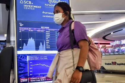 Temblor en las bolsas del mundo por el coronavirus y el derrumbe del precio del petróleo