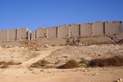 Templo de Osiris en donde se halló el túnel del "milagro geométrico"