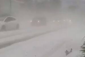 Temporal de granizo en Funes