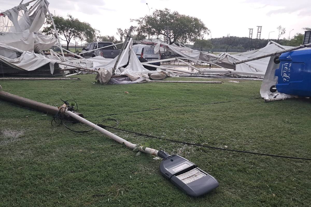 Temporal en Bragado
Foto: Bragado Informa