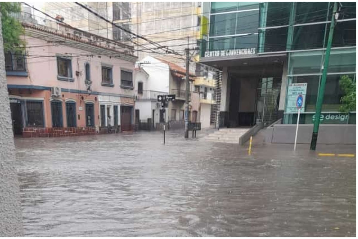 Temporal en Salta (Foto: Qué pasa Salta)