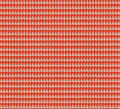 Tenés que encontrar la 'A' oculta entre los '4' de la imagen cuanto antes (Foto: Facebook)