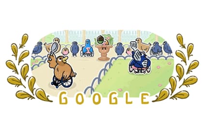 Tenis en silla de ruedas paralímpico es el nuevo doodle de hoy