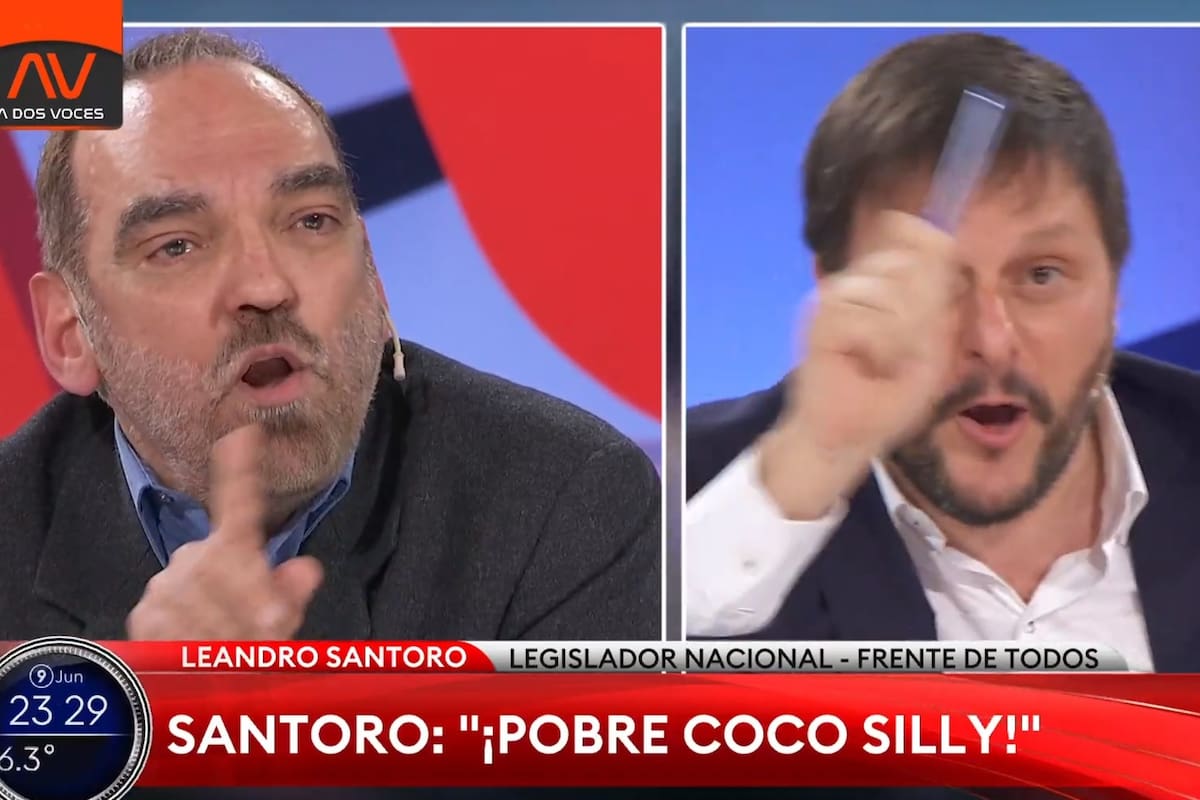 Tenso cruce entre Fernando Iglesias y Leandro Santoro