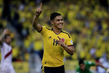 Teo Gutiérrez, quien marcó el domingo pasado con River, no podrá estar el próximo fin de semana por jugar con su selección