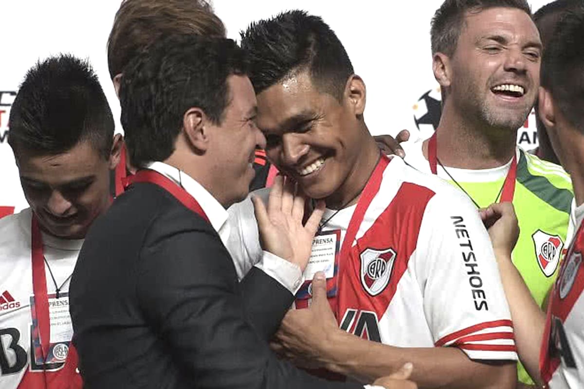 Teo Gutiérrez y una indirecta para Marcelo Gallardo por no ganar el torneo local con River.