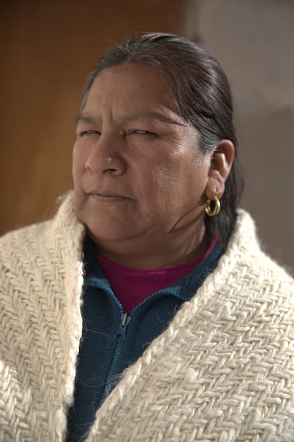 Teófila Casimiro, una de las artesanas tejedoras de Tolar.