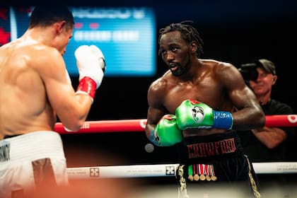 Terence Crawford logró la victoria en su último combate ante Israil Madrimov (Instagram/@tbudcrawford)