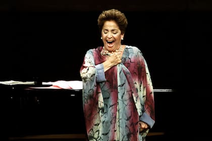 Teresa Berganza en el Teatro Colón en 2001, en lo que fue su última presentación en Buenos Aires