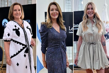 Teresa Bulgheroni, Nunzia Locatelli y Amalia Amoedo